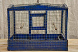 Blue French birdcage from the 1930's