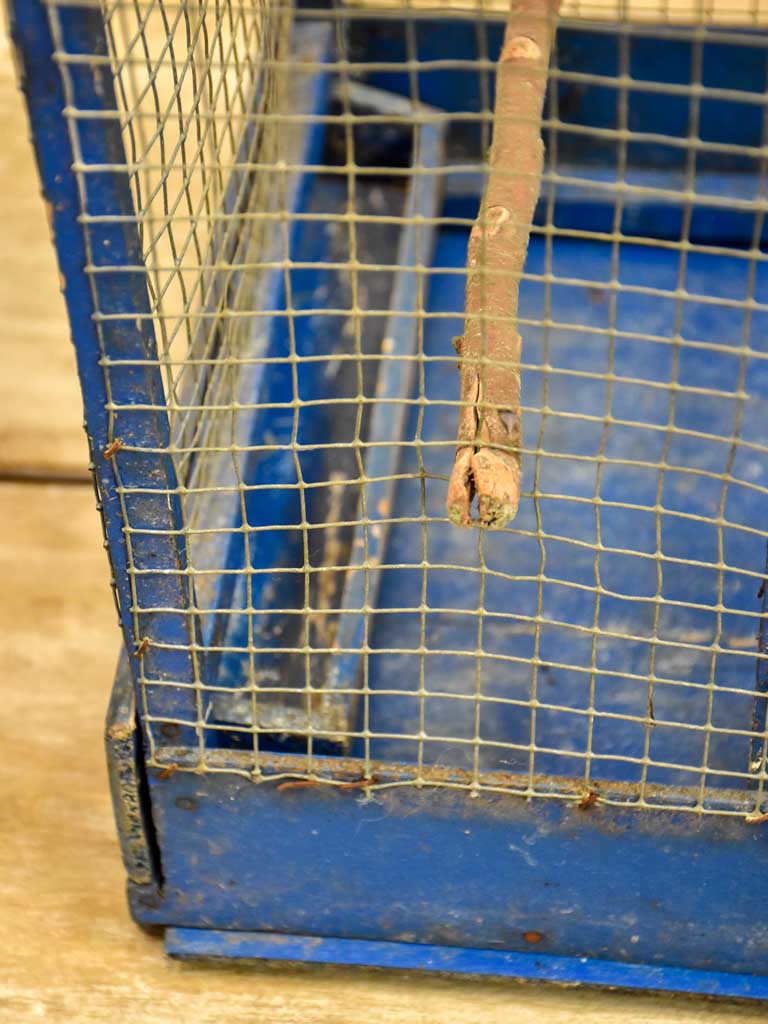 Blue French birdcage from the 1930's
