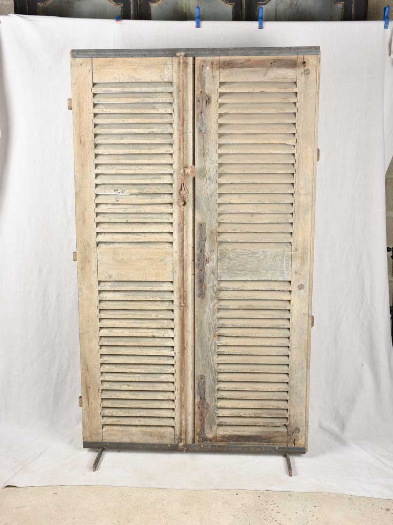 Decorative historic French shutters