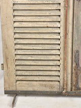 Aged French double shutter set