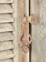 Original 19th-century oak shutters
