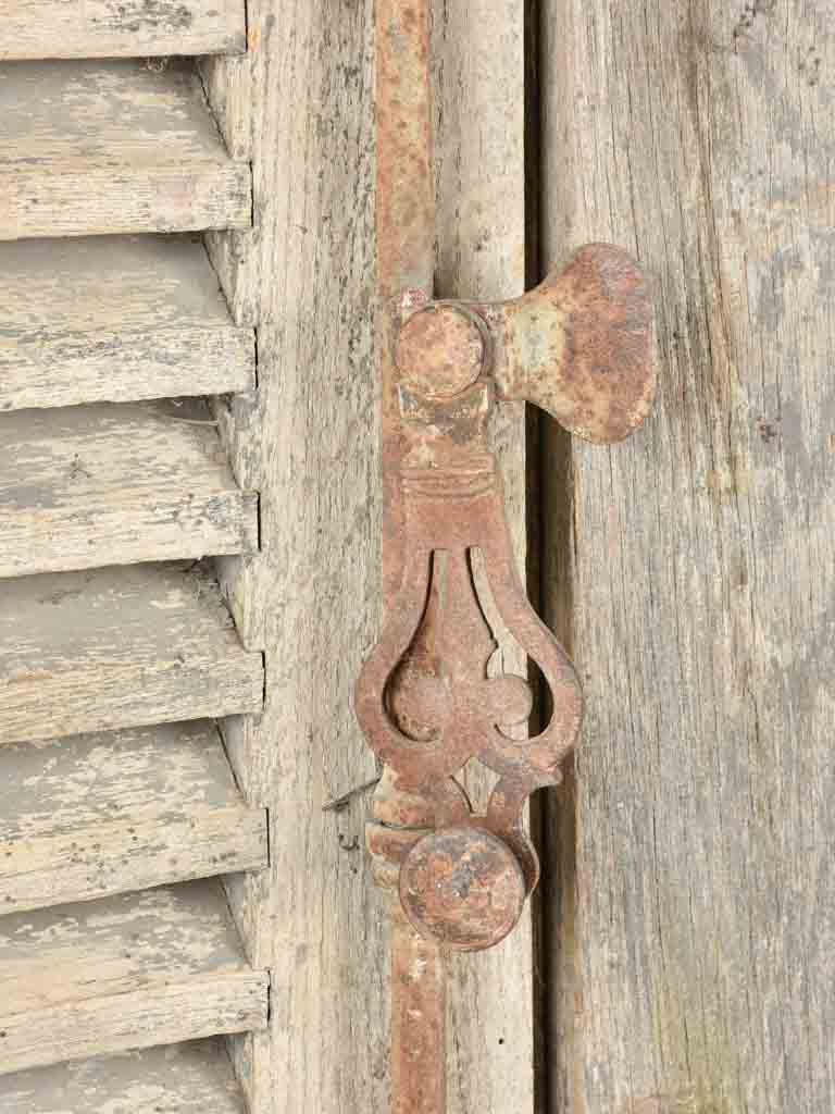 Original 19th-century oak shutters