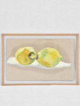 Still life, Two lemons, Caroline Beauzon 9" x 13"