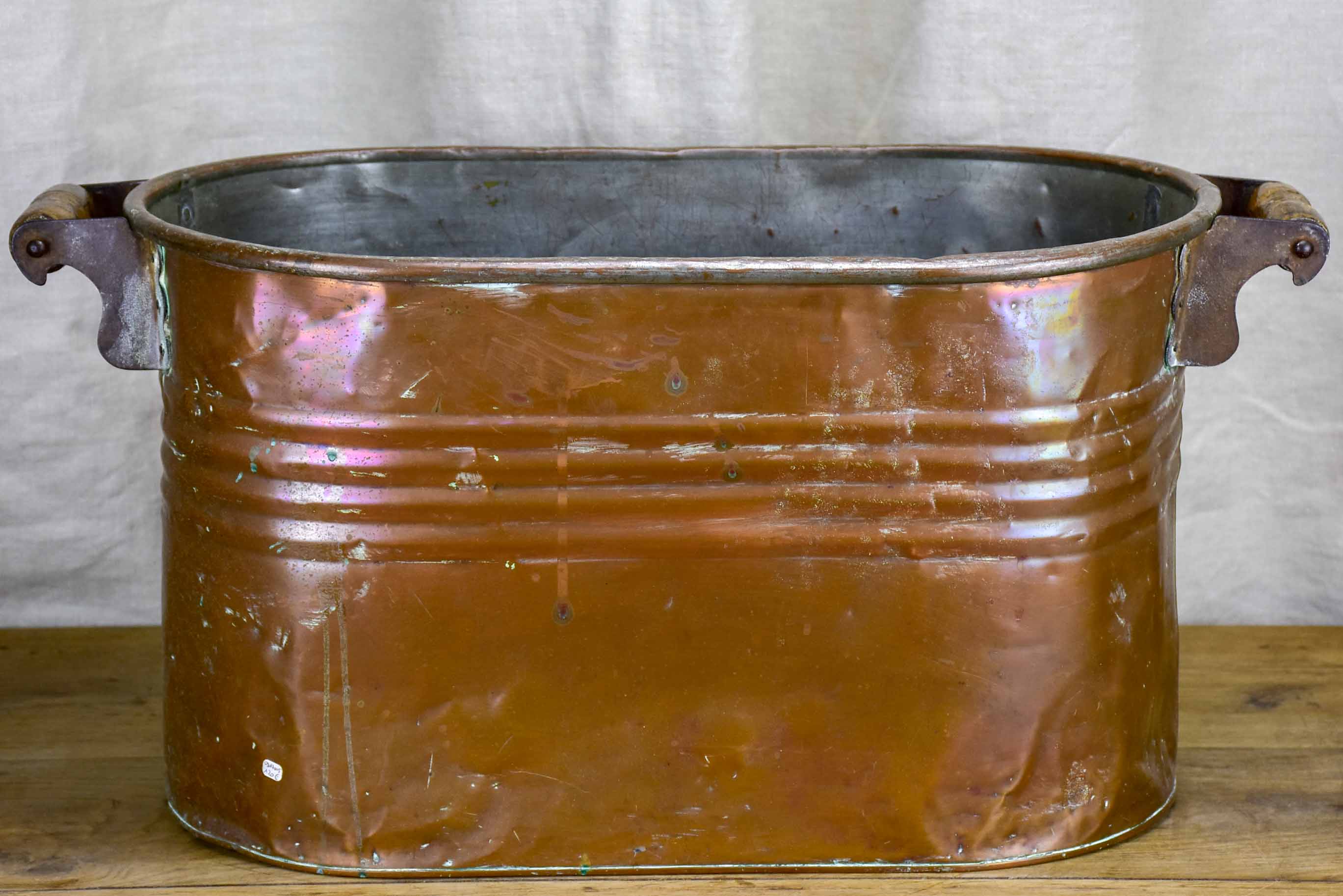 18th Century French copper children's bath