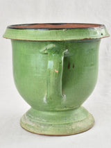 Early 20th-century green glazed planter