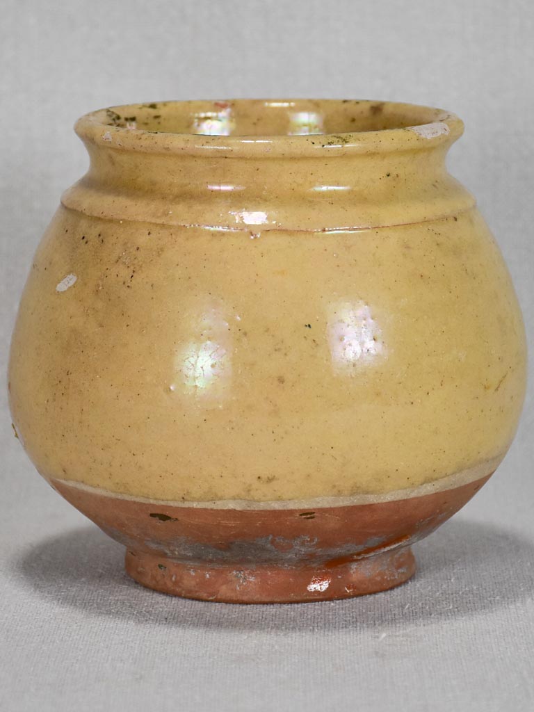 Antique French preserving pot from Aubagne 5½"