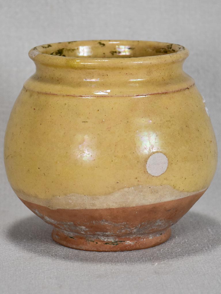 Antique French preserving pot from Aubagne 5½"
