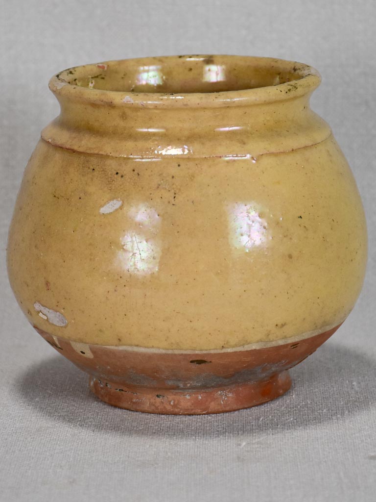 Antique French preserving pot from Aubagne 5½"