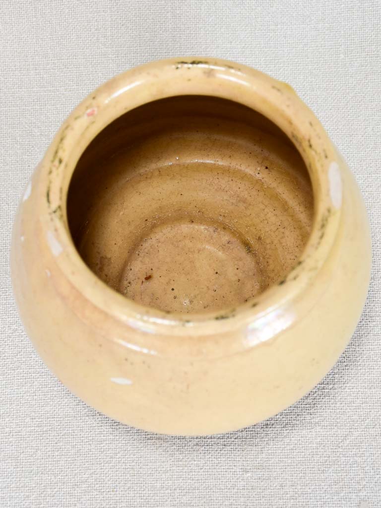 Antique French preserving pot from Aubagne 5½"