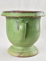Early 20th century pea green planter