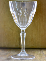 Six classic antique French wine glasses