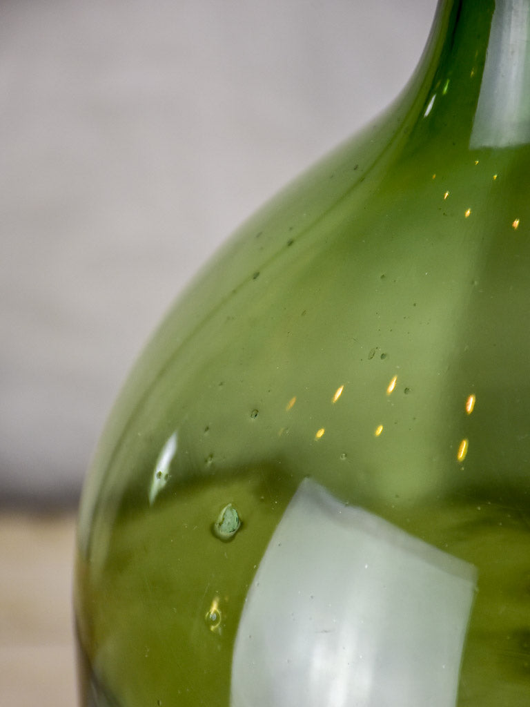 Antique French olive oil bottle