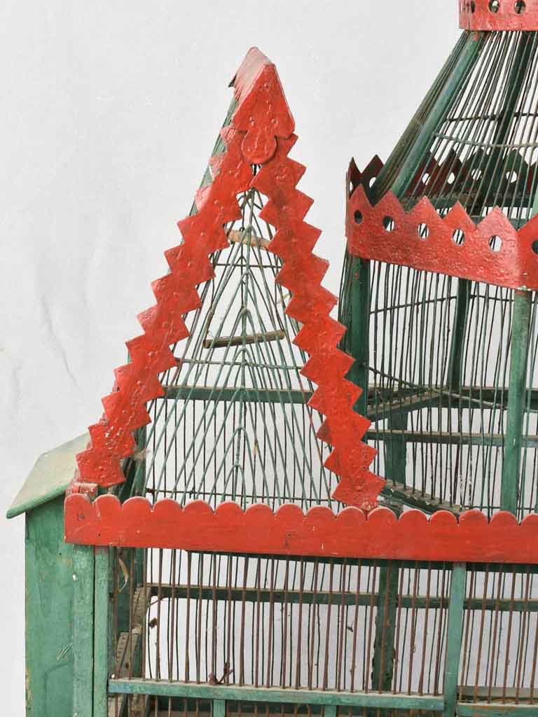 Aged chateau-style mid-size birdcage