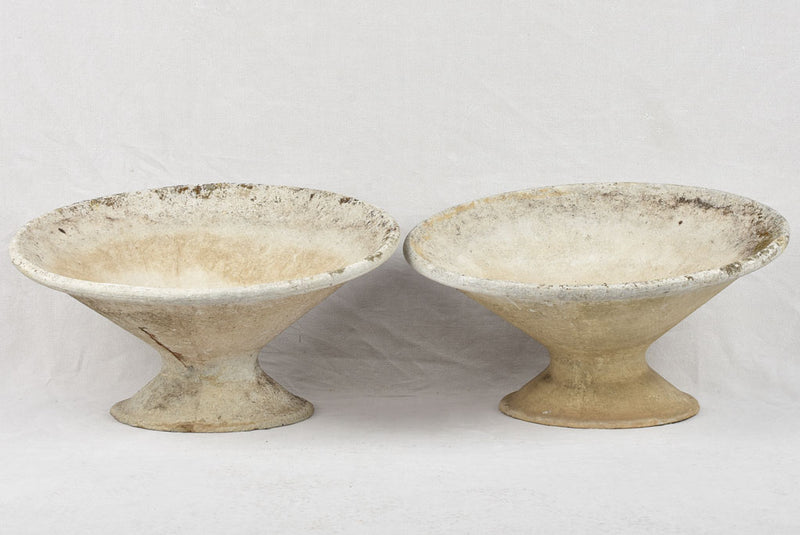Pair Of Willy Guhl Tilted Planters 25¼"