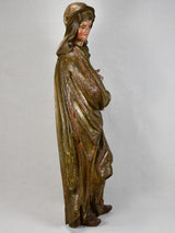 Historical Saint Anne wooden figure