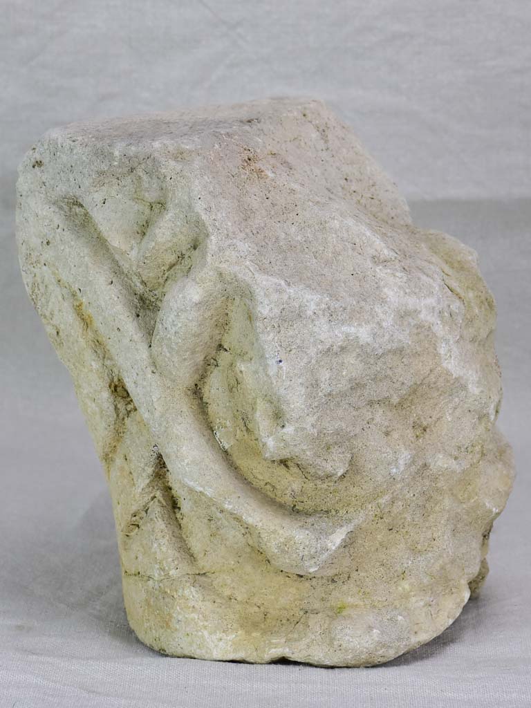 Medieval salvaged rugged pediment stones