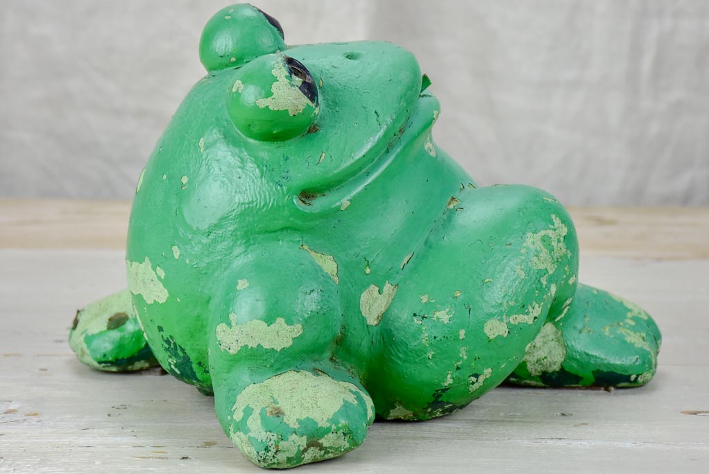 Mid century fountain in the shape of a frog