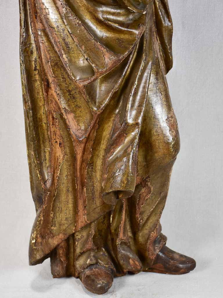 Preserved 16th-century Saint Anne statue