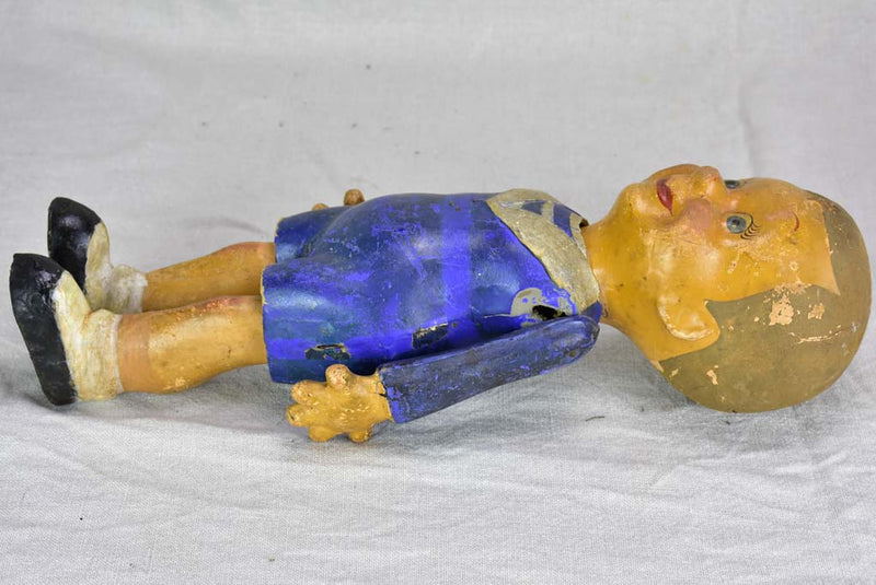 Antique French paper mache boy