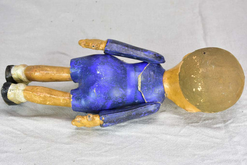 Antique French paper mache boy