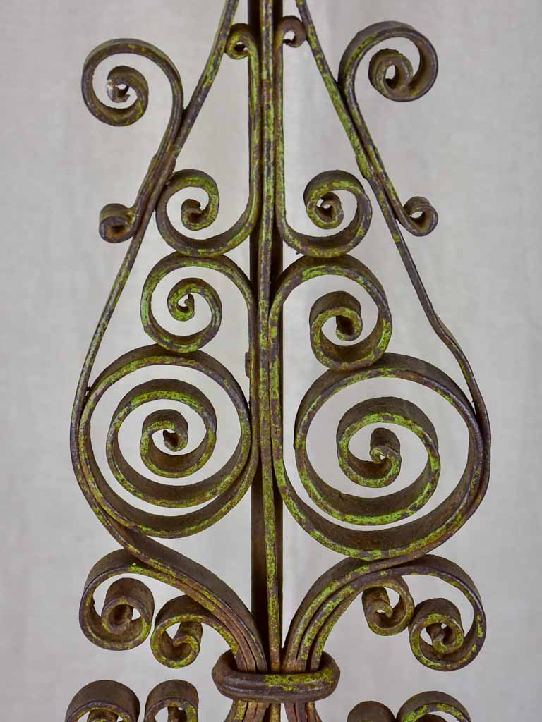 Tall antique French table lamp