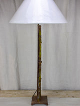 Tall antique French table lamp