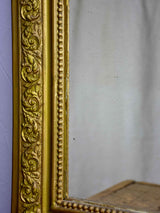 Antique French Louis Philippe mirror with gold frame 33 ¾'' x 24 ¾''