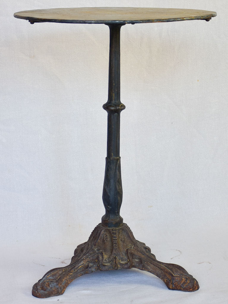Art Nouveau bistro table with black patina - Bastille