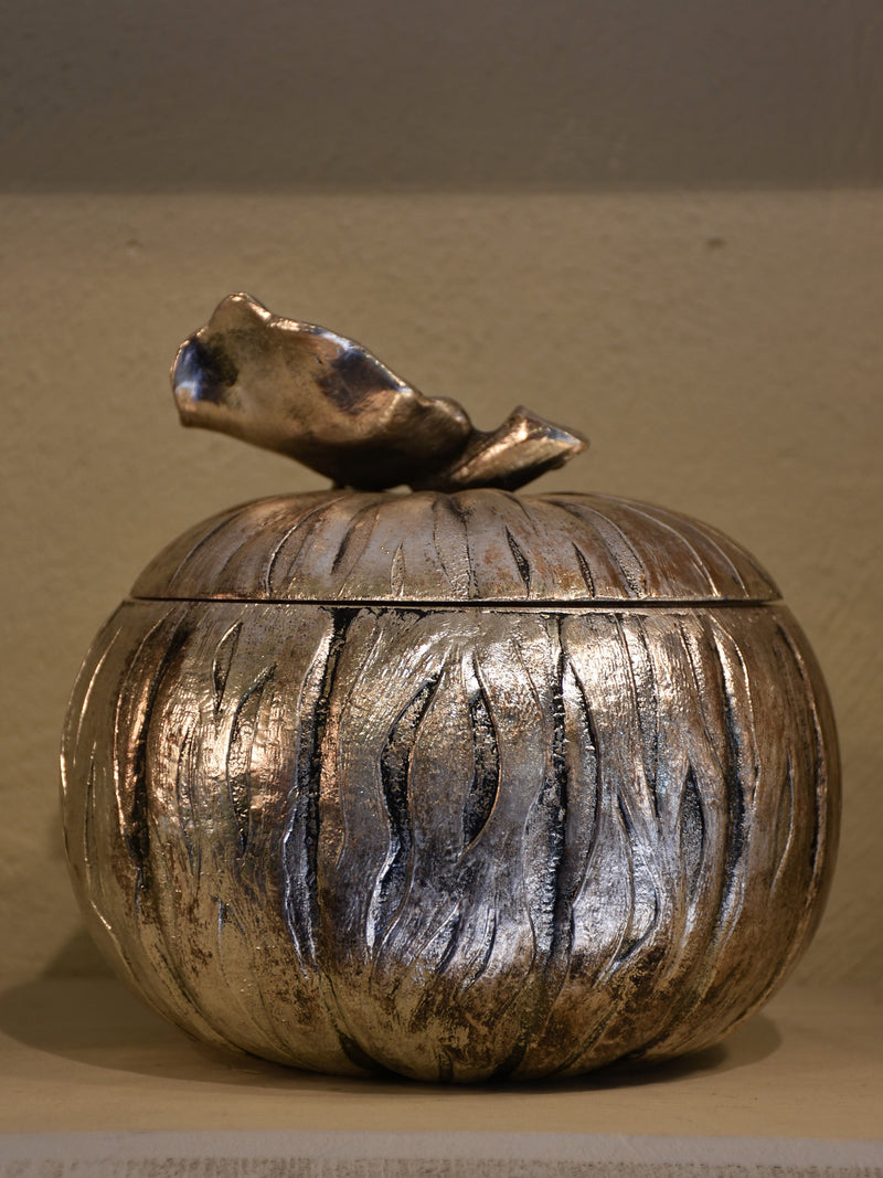 Ice bucket (Mauro Manetti) Italian, melon, 1960s