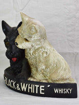 Black and White whisky advertising sculpture (Westie and Scottie dogs)