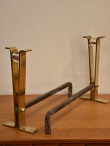 Pair of mid-century andirons