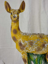 Mid century Italian garden sculpture of a deer