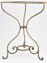 Classic, metal French garden table
