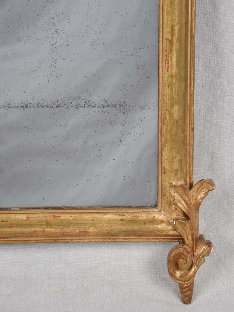 Mirror, gilt, Italian, 19th century, 18 "x 33½"