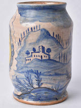Decorative 17th-century Italian pottery jar