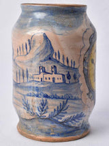 Distinctive old Italian apothecary jar