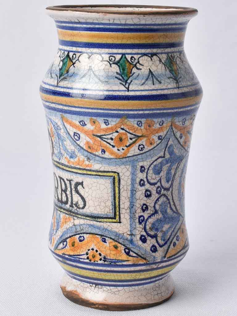 Antique Italian apothecary jar H Desorbis Chez Pluie
