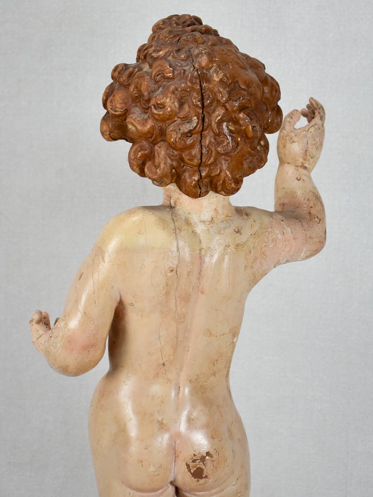 Late 17th-century Portuguese sculpture - Child Jesus Christ 24½"