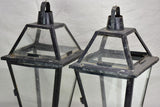 Pair of large antique French lanterns 21¼"