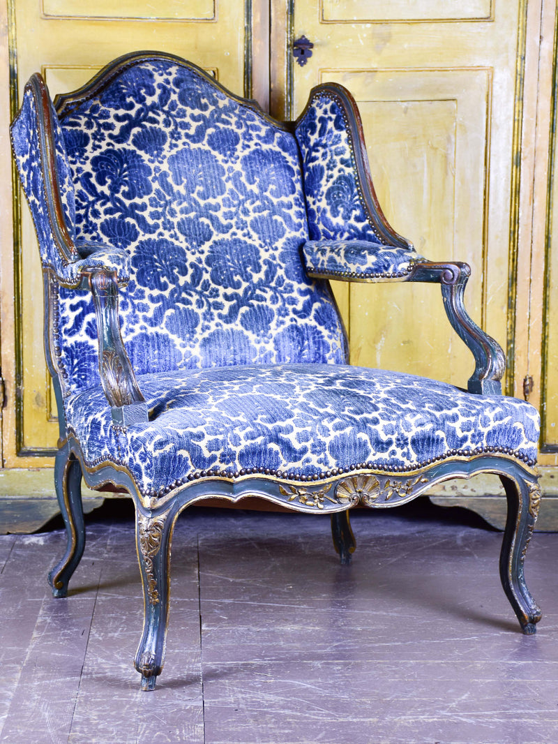19th century Regency wingback armchair