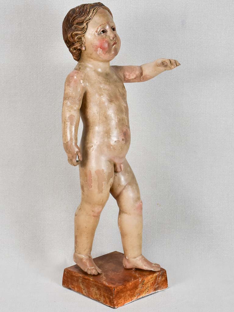 Hand painted Child Jesus Christ Sculpture