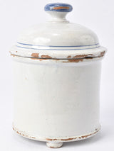 Ceramic Diascord apothecary jar with lid