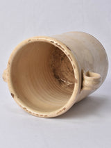 Large Italian anchovy pot with handles 9¾"