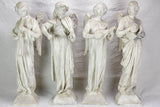 Original Camille Lefèvre (1853–1933) sculptures of four angels playing music - signed 30"