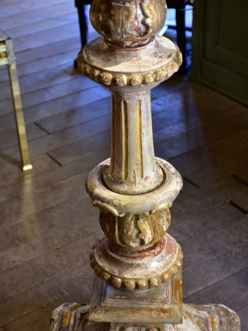 Very large renaissance church candlestick – 17th century