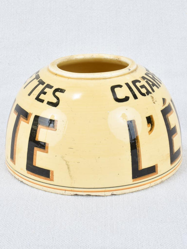 Vintage French ashtray - Cigarettes L'elite 5½"