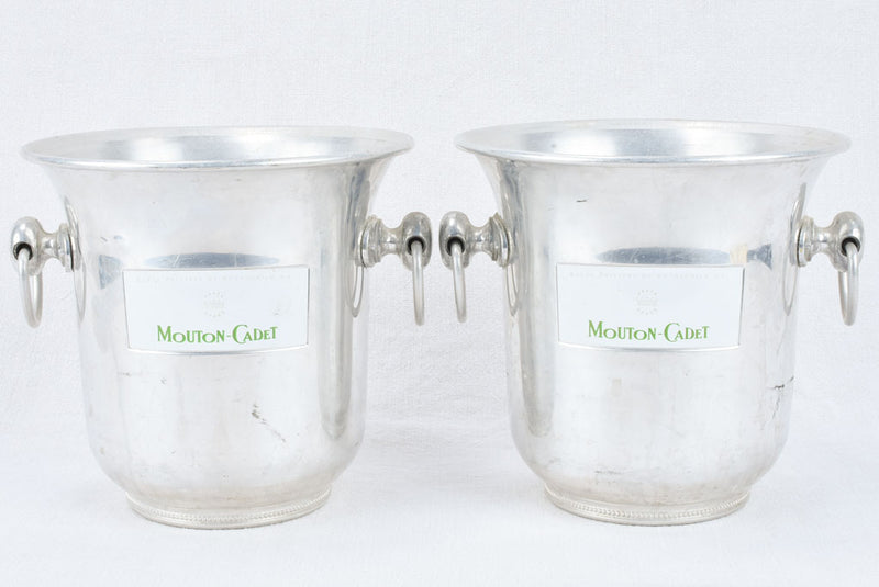 Wine coolers (Mouton Cadet) 1970