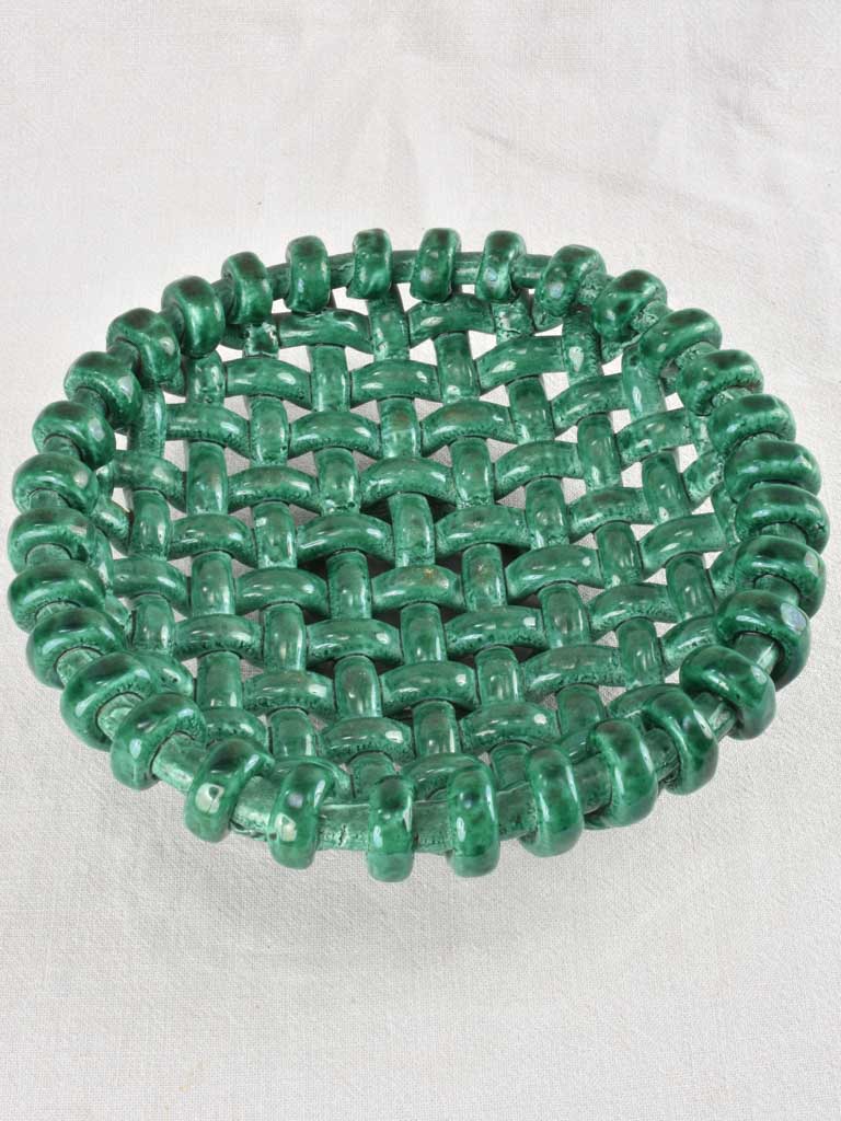 Immaculate 1960's green Jerome Massier bowl
