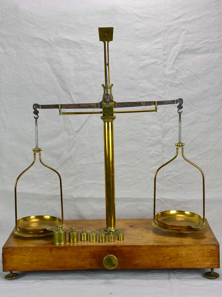 Antique French scales from a Pharmacy, Paris