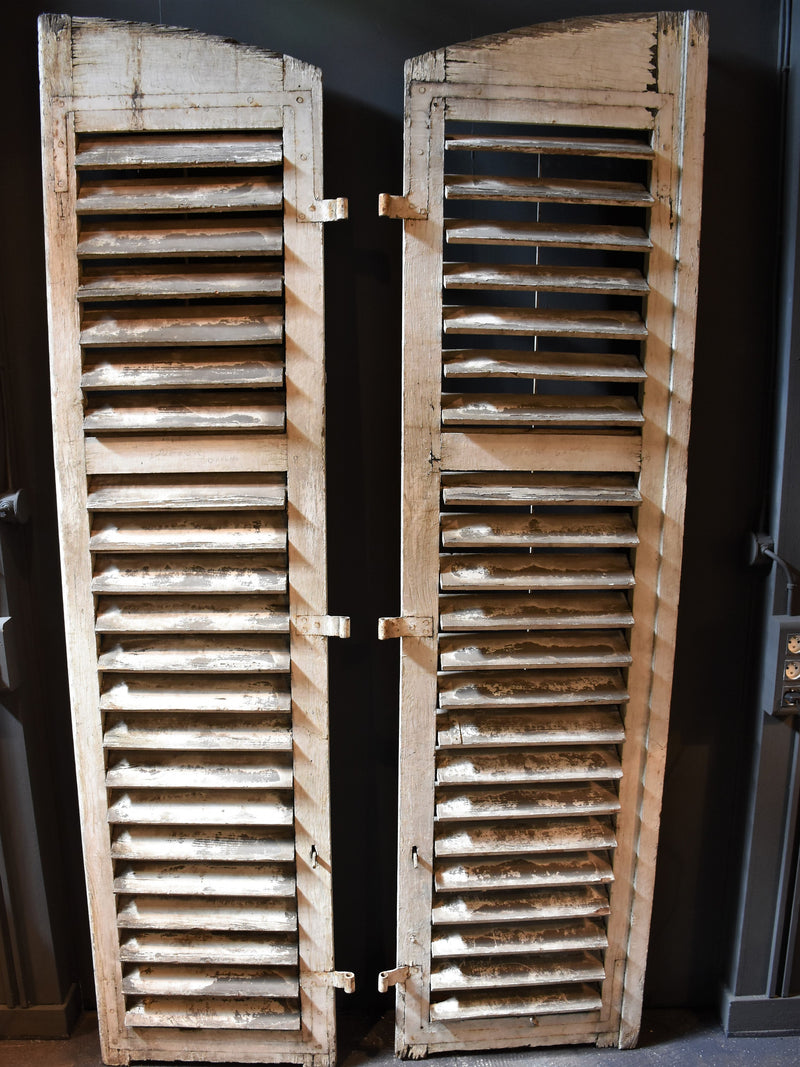 Oak shutters, late-18th-century, Versailles (two)